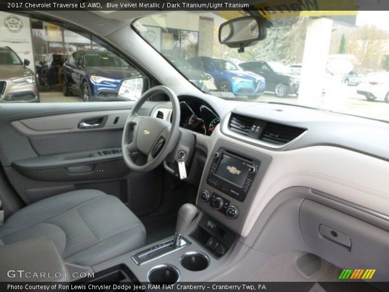 Blue Velvet Metallic / Dark Titanium/Light Titanium 2017 Chevrolet Traverse LS AWD