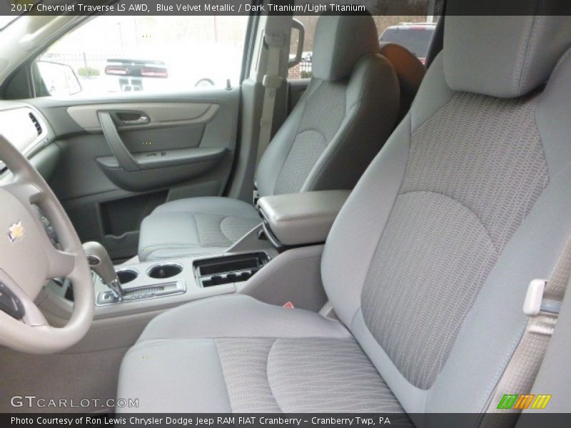 Blue Velvet Metallic / Dark Titanium/Light Titanium 2017 Chevrolet Traverse LS AWD