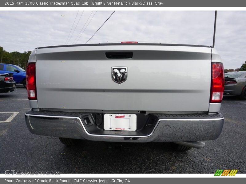 Bright Silver Metallic / Black/Diesel Gray 2019 Ram 1500 Classic Tradesman Quad Cab