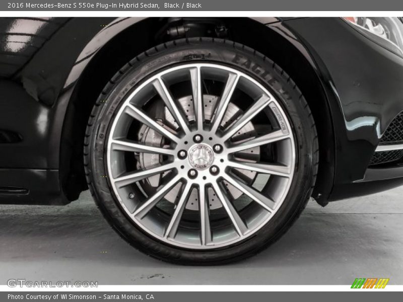 Black / Black 2016 Mercedes-Benz S 550e Plug-In Hybrid Sedan