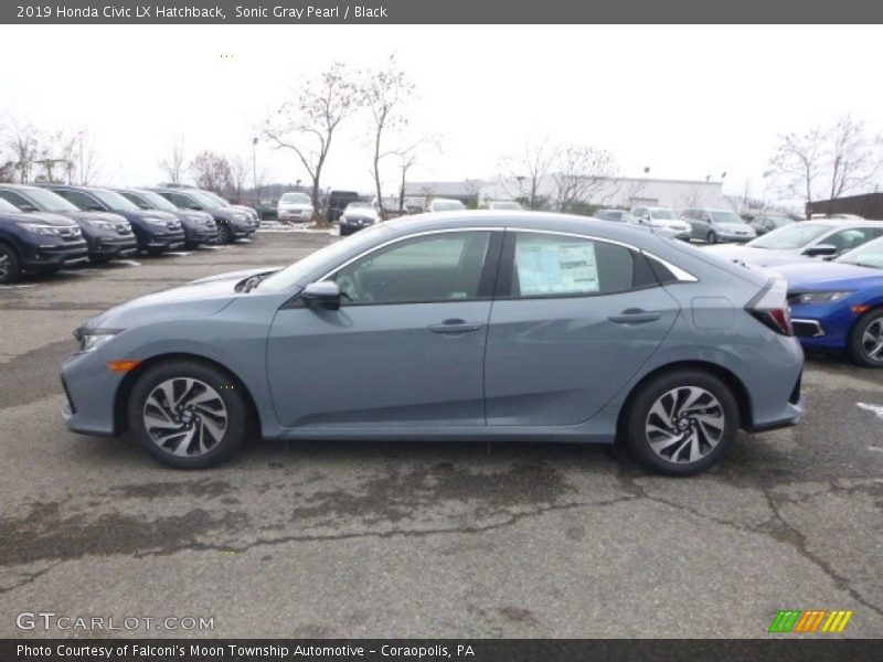  2019 Civic LX Hatchback Sonic Gray Pearl