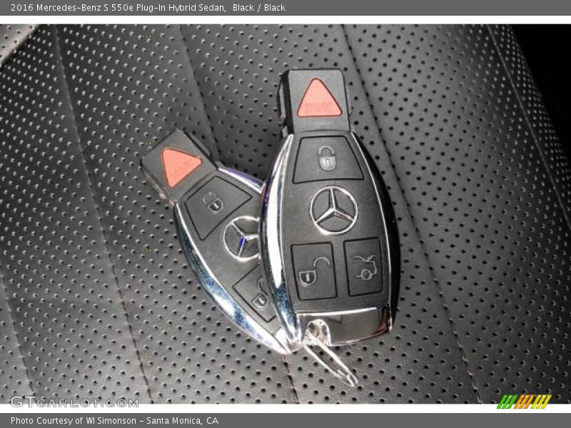 Black / Black 2016 Mercedes-Benz S 550e Plug-In Hybrid Sedan