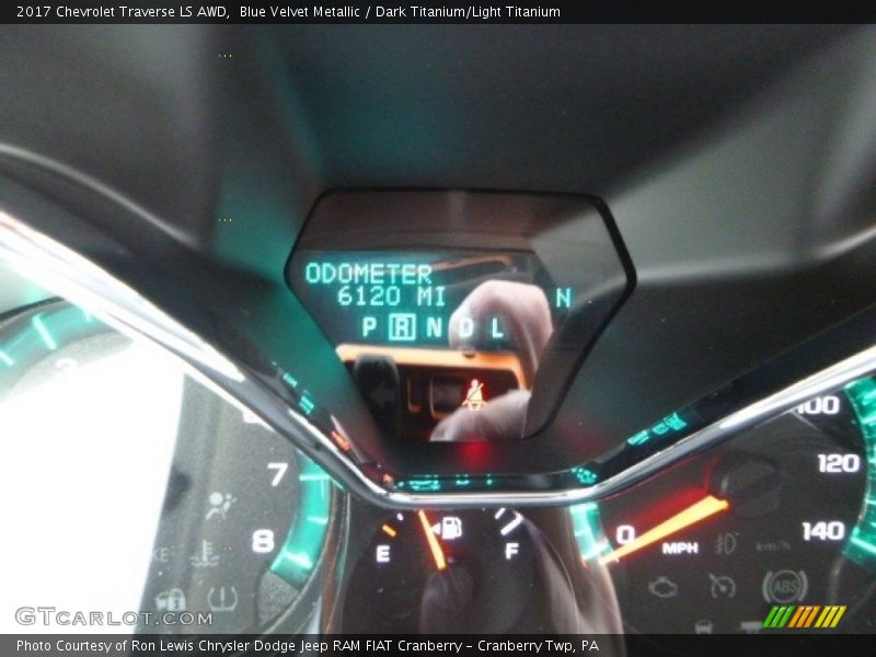 Blue Velvet Metallic / Dark Titanium/Light Titanium 2017 Chevrolet Traverse LS AWD