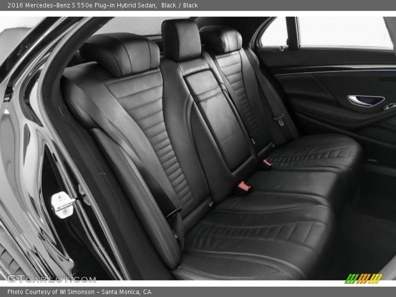 Black / Black 2016 Mercedes-Benz S 550e Plug-In Hybrid Sedan
