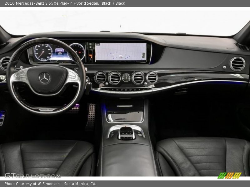 Black / Black 2016 Mercedes-Benz S 550e Plug-In Hybrid Sedan