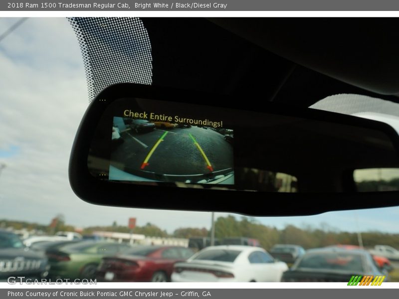 Bright White / Black/Diesel Gray 2018 Ram 1500 Tradesman Regular Cab