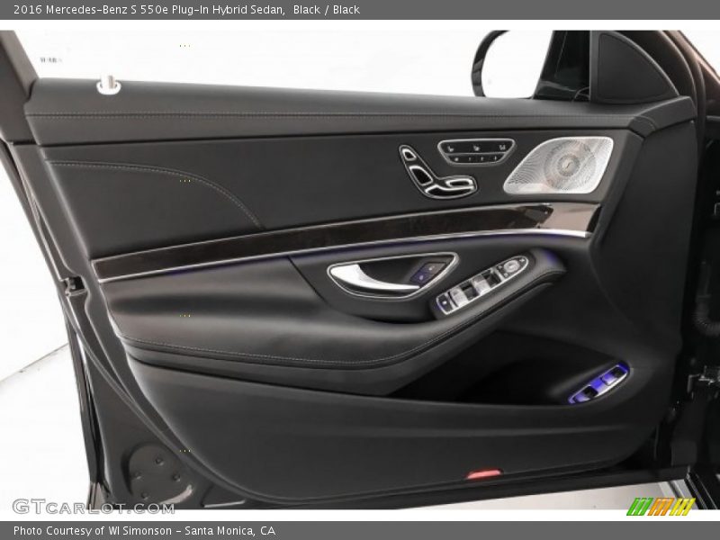 Black / Black 2016 Mercedes-Benz S 550e Plug-In Hybrid Sedan