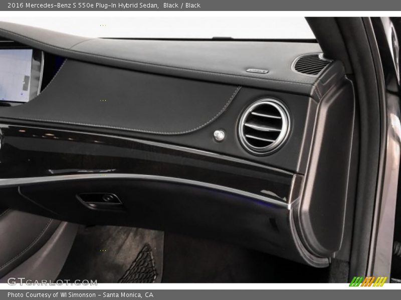 Black / Black 2016 Mercedes-Benz S 550e Plug-In Hybrid Sedan
