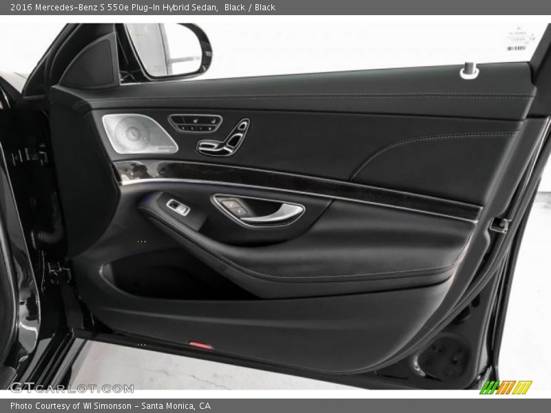 Black / Black 2016 Mercedes-Benz S 550e Plug-In Hybrid Sedan