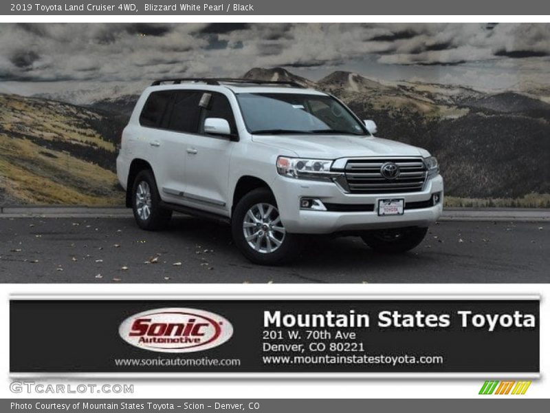 Blizzard White Pearl / Black 2019 Toyota Land Cruiser 4WD