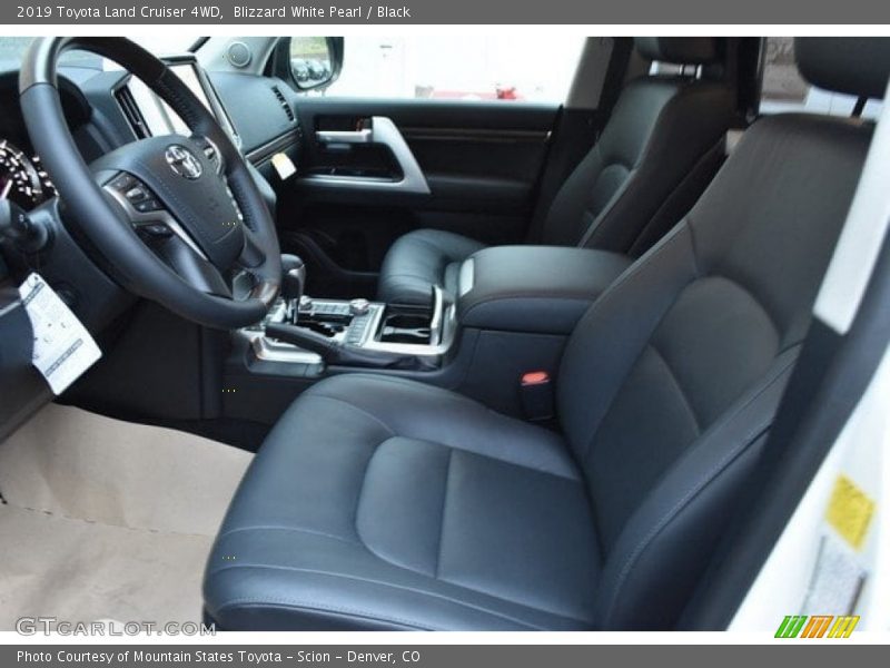 Front Seat of 2019 Land Cruiser 4WD