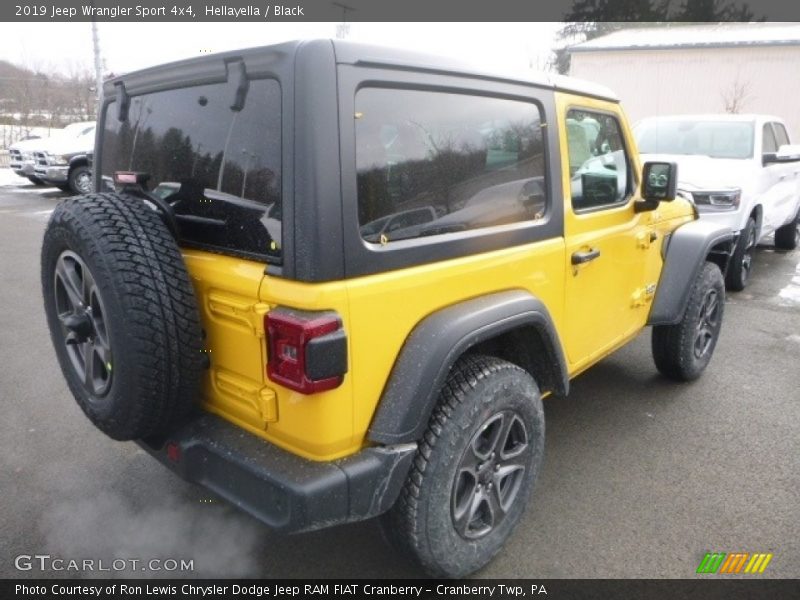 Hellayella / Black 2019 Jeep Wrangler Sport 4x4