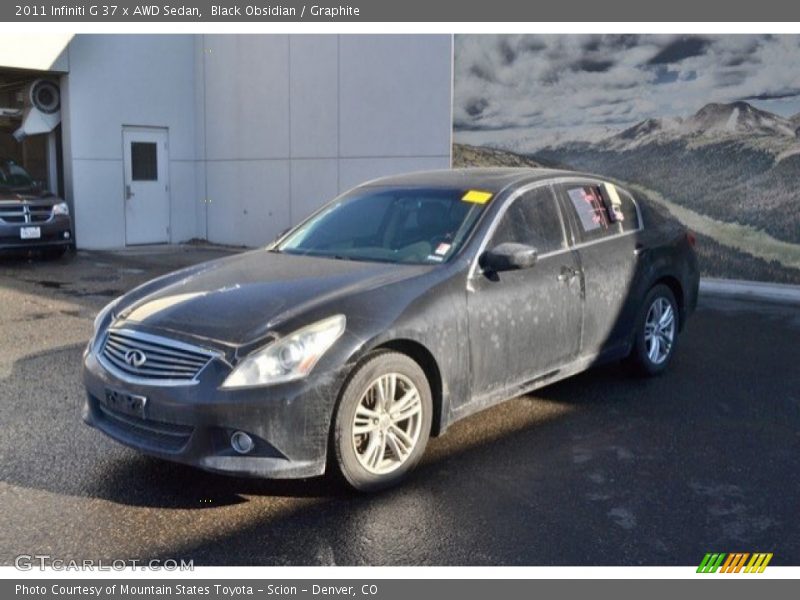 Black Obsidian / Graphite 2011 Infiniti G 37 x AWD Sedan