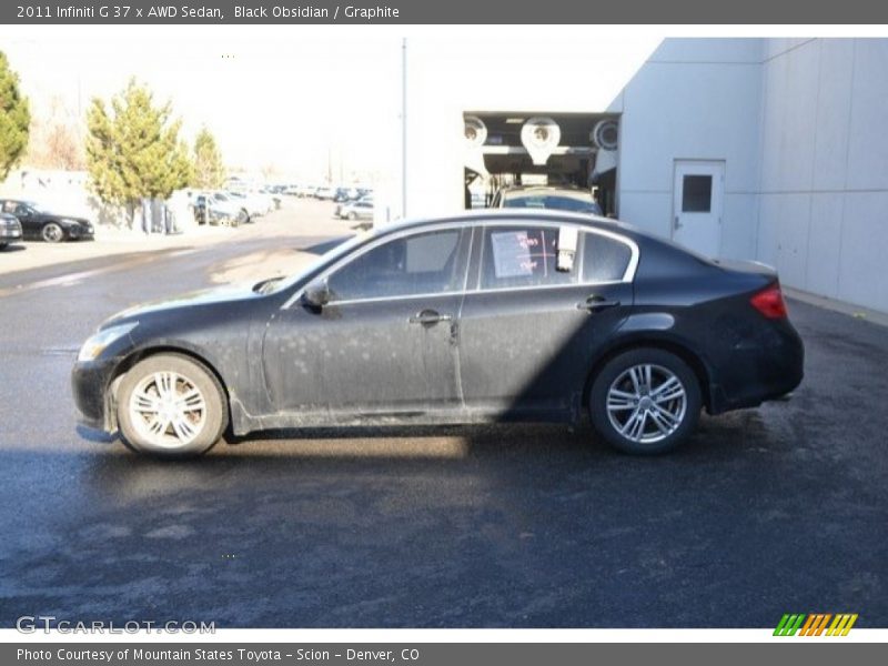 Black Obsidian / Graphite 2011 Infiniti G 37 x AWD Sedan