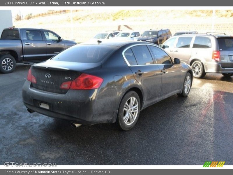 Black Obsidian / Graphite 2011 Infiniti G 37 x AWD Sedan