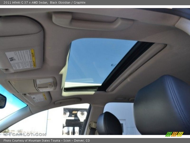 Black Obsidian / Graphite 2011 Infiniti G 37 x AWD Sedan