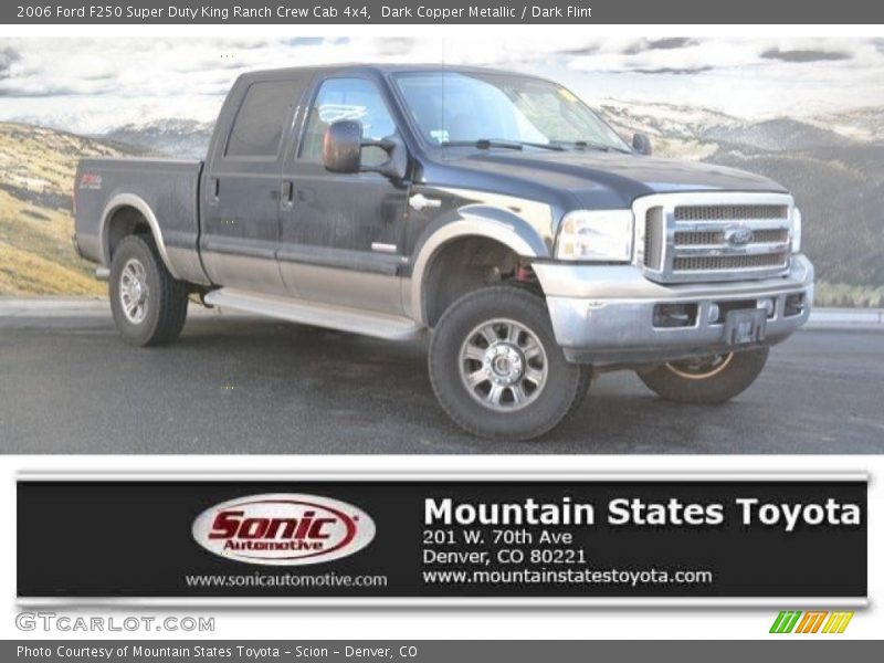 Dark Copper Metallic / Dark Flint 2006 Ford F250 Super Duty King Ranch Crew Cab 4x4