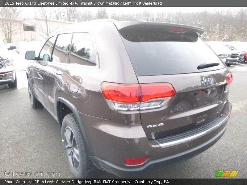 Walnut Brown Metallic / Light Frost Beige/Black 2019 Jeep Grand Cherokee Limited 4x4