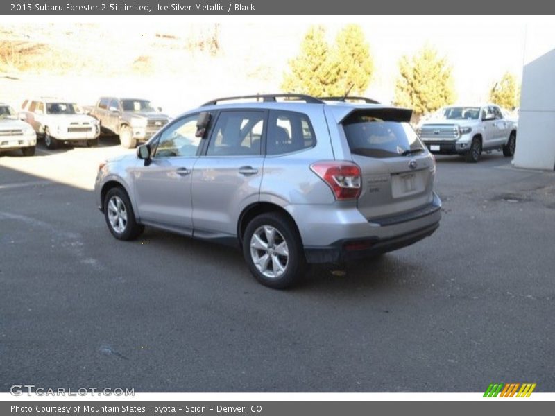 Ice Silver Metallic / Black 2015 Subaru Forester 2.5i Limited