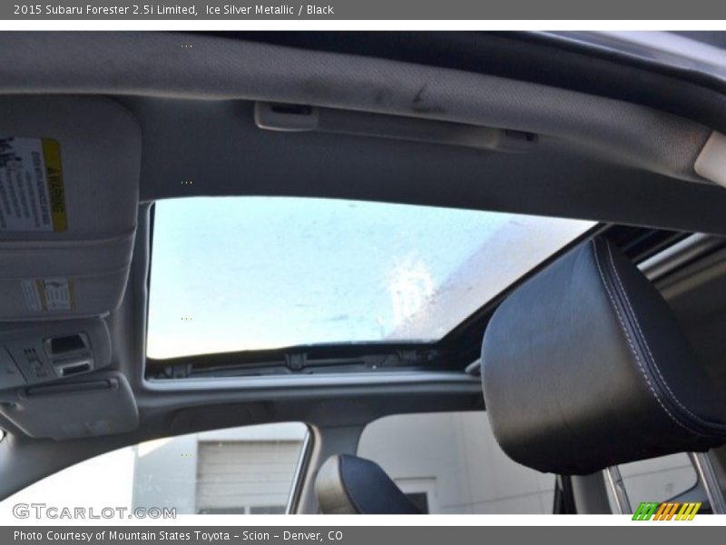 Ice Silver Metallic / Black 2015 Subaru Forester 2.5i Limited