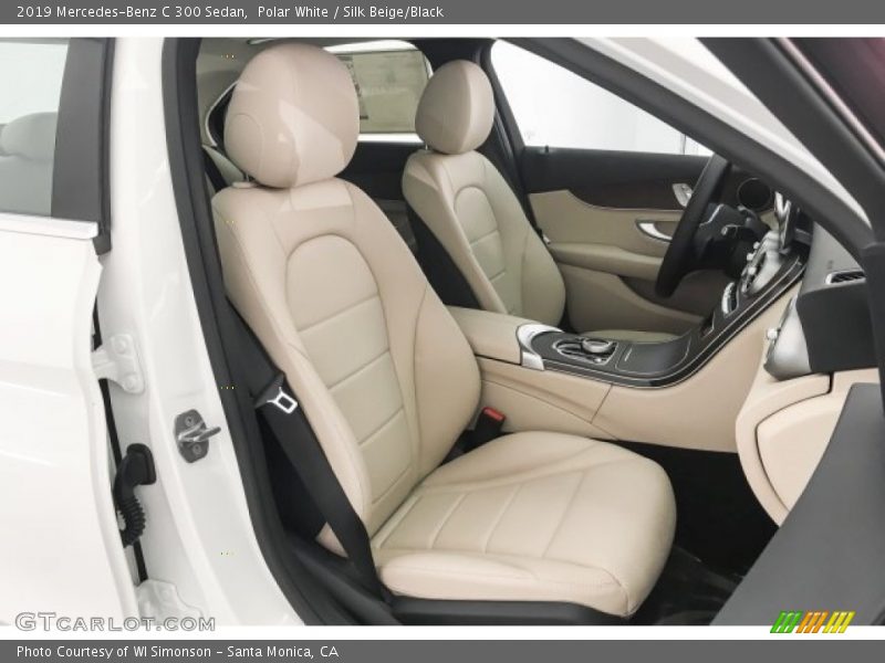 Polar White / Silk Beige/Black 2019 Mercedes-Benz C 300 Sedan