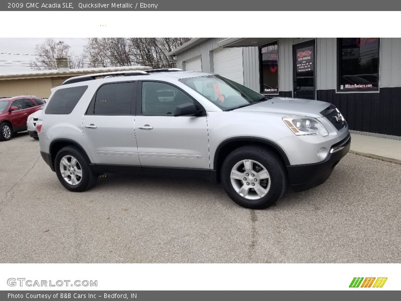 Quicksilver Metallic / Ebony 2009 GMC Acadia SLE