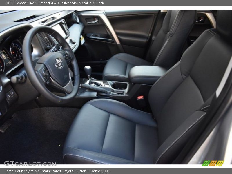 Silver Sky Metallic / Black 2018 Toyota RAV4 Limited AWD