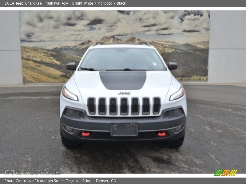 Bright White / Morocco - Black 2014 Jeep Cherokee Trailhawk 4x4