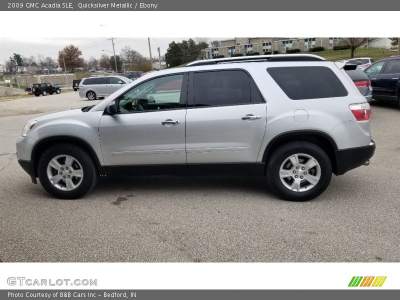 Quicksilver Metallic / Ebony 2009 GMC Acadia SLE