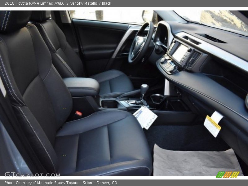 Silver Sky Metallic / Black 2018 Toyota RAV4 Limited AWD