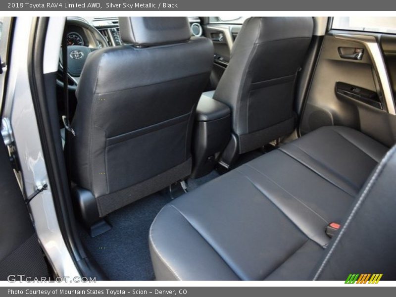 Silver Sky Metallic / Black 2018 Toyota RAV4 Limited AWD