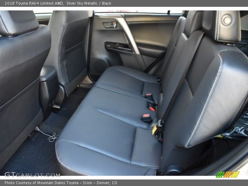 Silver Sky Metallic / Black 2018 Toyota RAV4 Limited AWD