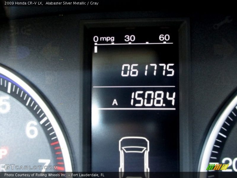 Alabaster Silver Metallic / Gray 2009 Honda CR-V LX