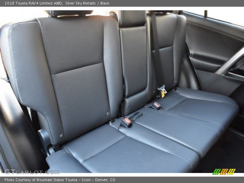Silver Sky Metallic / Black 2018 Toyota RAV4 Limited AWD