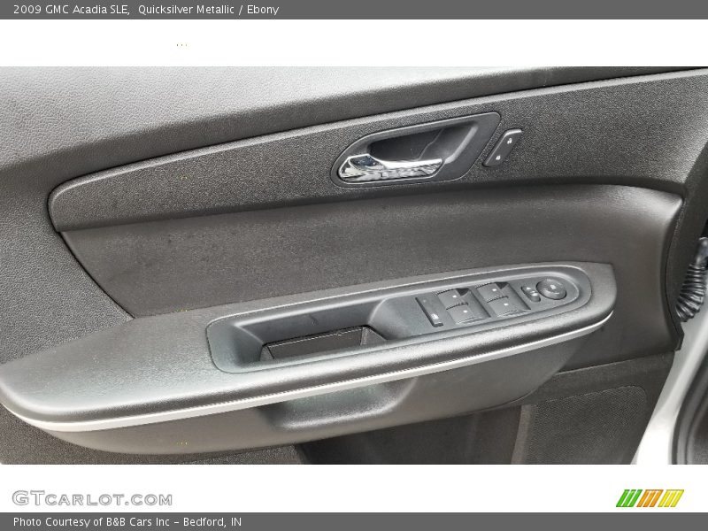 Quicksilver Metallic / Ebony 2009 GMC Acadia SLE