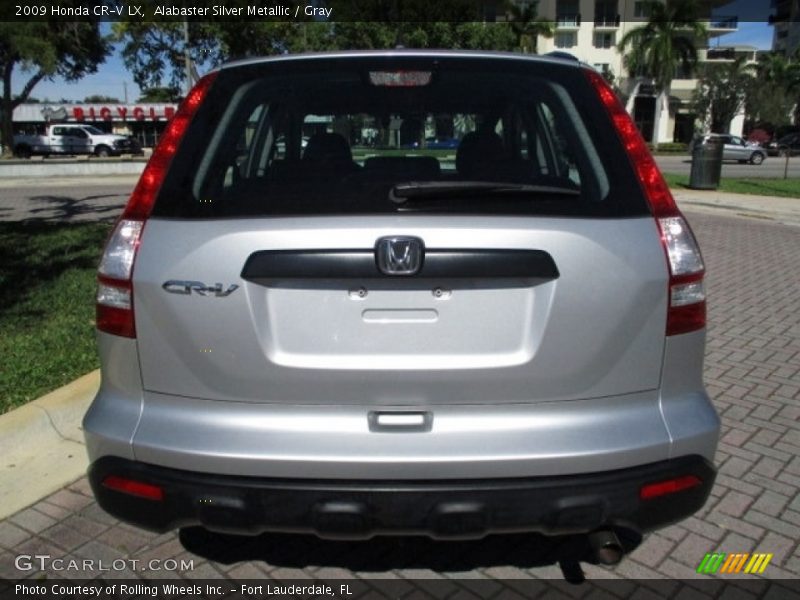 Alabaster Silver Metallic / Gray 2009 Honda CR-V LX