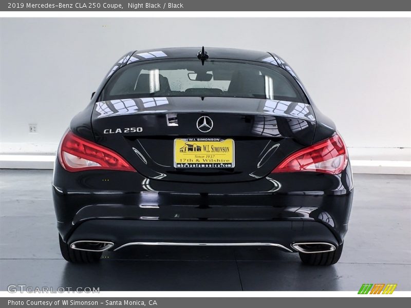 Night Black / Black 2019 Mercedes-Benz CLA 250 Coupe