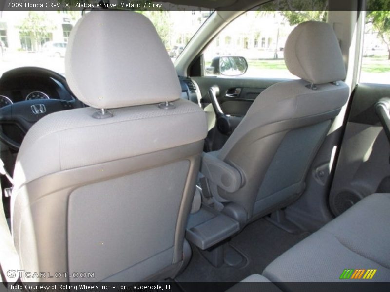 Alabaster Silver Metallic / Gray 2009 Honda CR-V LX
