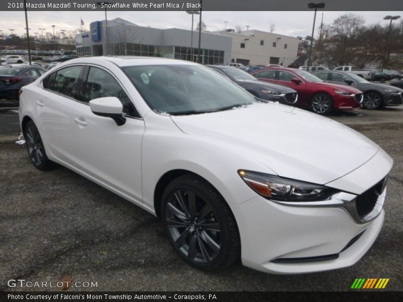 Snowflake White Pearl Mica / Black 2018 Mazda Mazda6 Touring