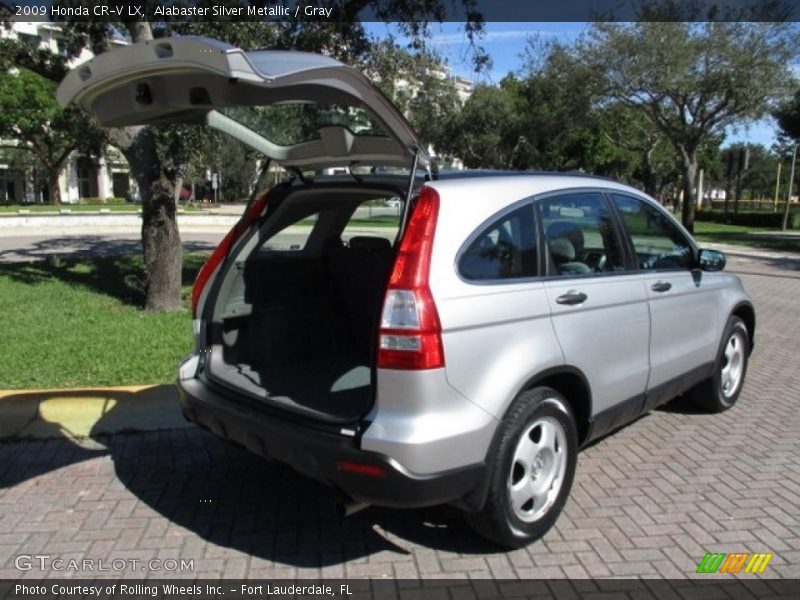 Alabaster Silver Metallic / Gray 2009 Honda CR-V LX