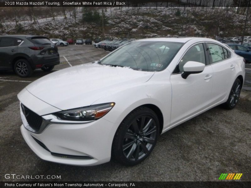 Snowflake White Pearl Mica / Black 2018 Mazda Mazda6 Touring