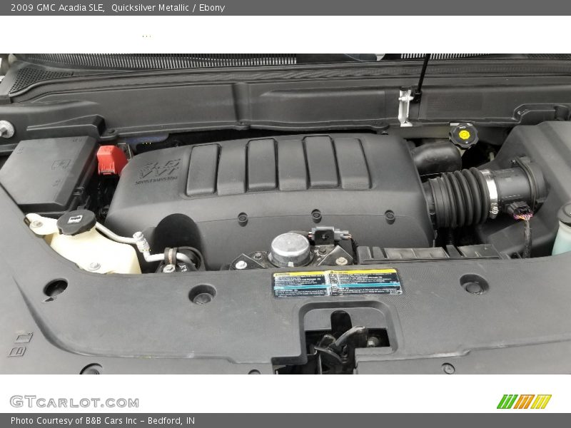 Quicksilver Metallic / Ebony 2009 GMC Acadia SLE