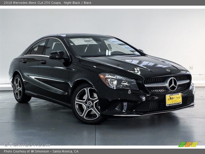 Night Black / Black 2019 Mercedes-Benz CLA 250 Coupe