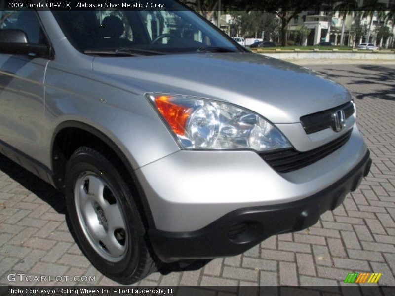 Alabaster Silver Metallic / Gray 2009 Honda CR-V LX