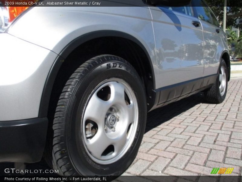 Alabaster Silver Metallic / Gray 2009 Honda CR-V LX