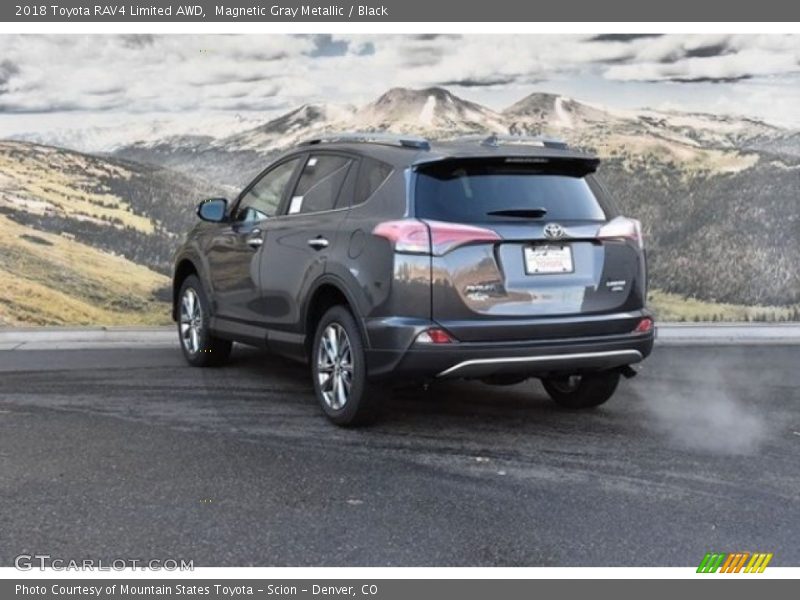 Magnetic Gray Metallic / Black 2018 Toyota RAV4 Limited AWD