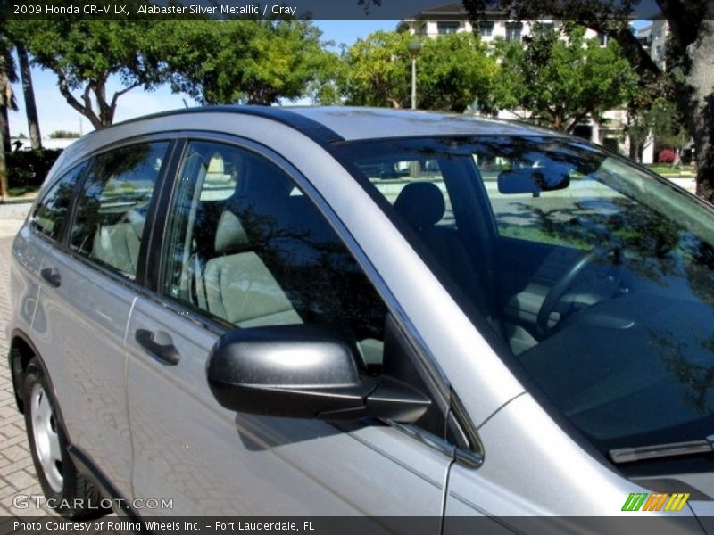 Alabaster Silver Metallic / Gray 2009 Honda CR-V LX