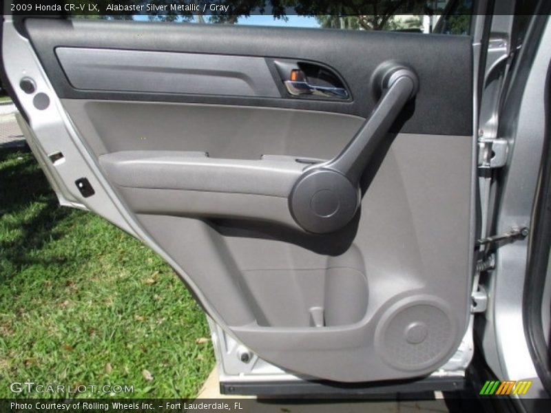 Alabaster Silver Metallic / Gray 2009 Honda CR-V LX