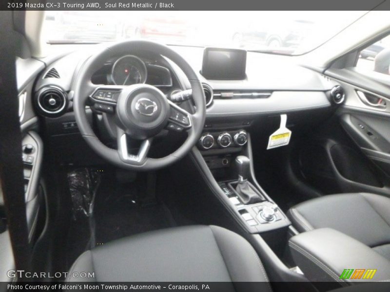 Soul Red Metallic / Black 2019 Mazda CX-3 Touring AWD