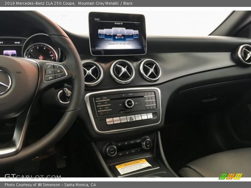 Mountain Grey Metallic / Black 2019 Mercedes-Benz CLA 250 Coupe